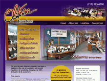 Tablet Screenshot of oletownejewelry.com